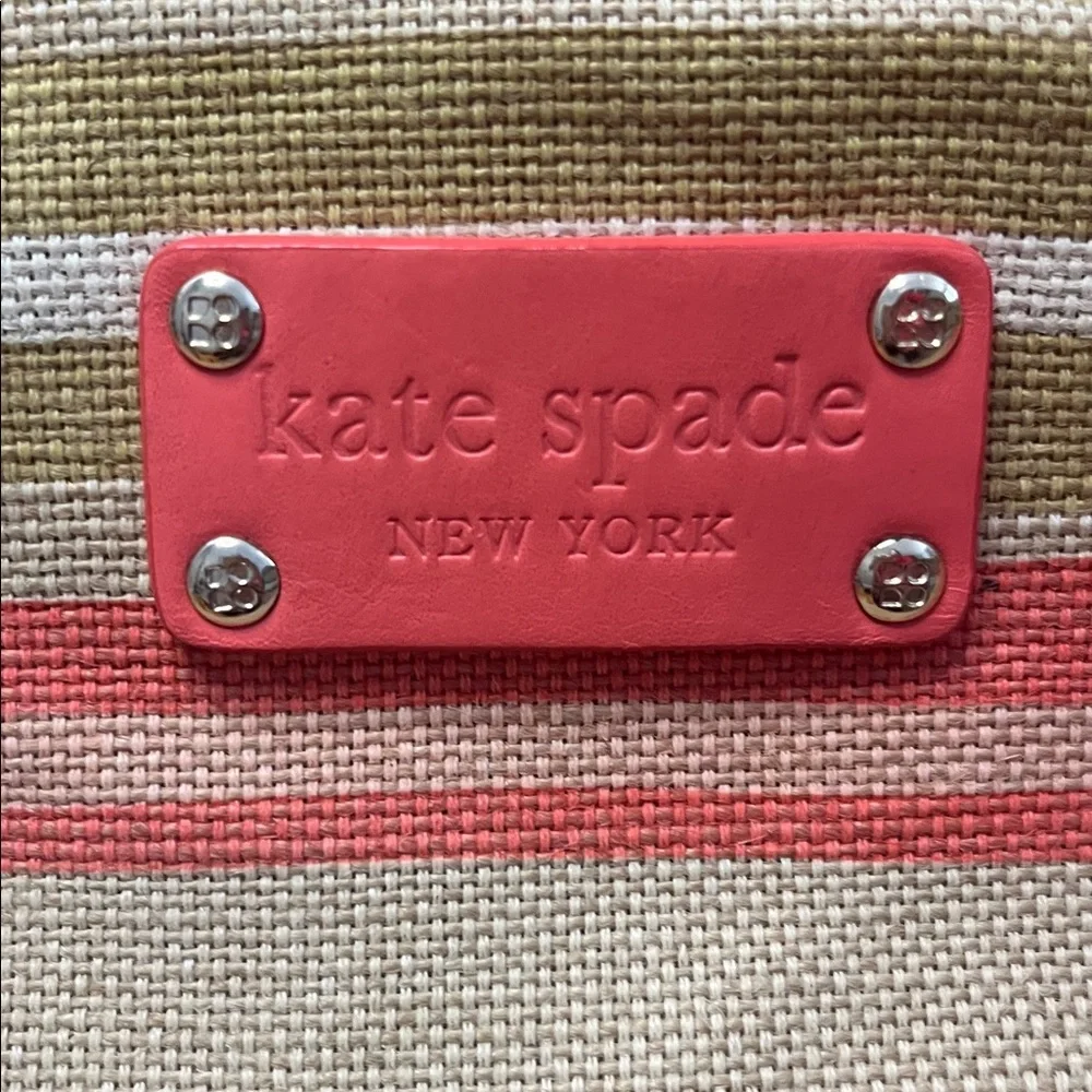 Kate Spade Multi Color Striped Canvas Bag - Picture 2 of 12
